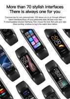 Reloj inteligente C60, Smartwatch con Bluetooth, llamadas, detección de frecuencia cardíaca, ajuste de brillo, batería baja, recordatorio de Modo deportivo, novedad de 2024 - details 3