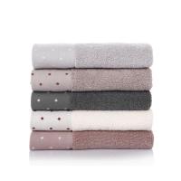 Toallas de Cara Cuadradas de Algodón 100% Absorbentes con Rayas 3 Piezas Suaves Cómodas para Hombres y Mujeres Ideal para Baño y Viajes - details 0