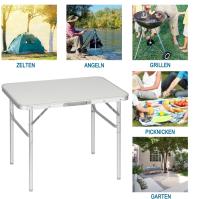 Mesa de Camping Plegable de Aluminio Ideal para Balcón, Jardín, Trabajo, Viajes - details 12