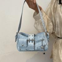 Bolso de mano a la moda Y2K, bolso para axila con remaches de estrella, bolso de hombro para chica picante, bolso cruzado Retro, ropa de calle - details 35