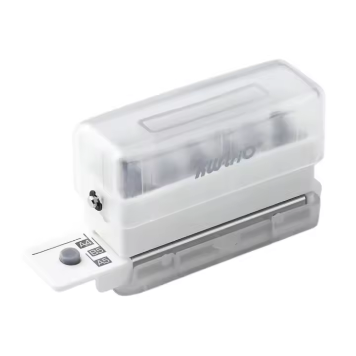 Perforadora de hojas sueltas para álbum de recortes, perforadora de papel de 6 agujeros A4 A5 B5, perforadora de agujeros redonda estable y precisa - 1