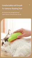 Cepillo de vapor para gatos, peine de aseo para mascotas, peines de depilación, 3 en 1 - details 6