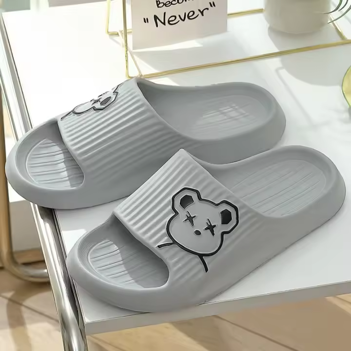 Pisando zapatillas de mierda, fondo suave, hogar, baño, baño, zapatillas geniales - 1