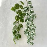Boda falsa glicina plantas simuladas impresas en 3D, espalda de tortuga de plástico, hojas de manzana verde de bambú, decoración del hogar - details 4
