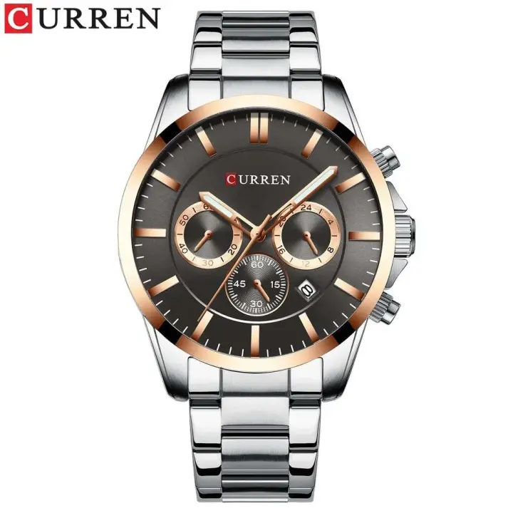 Reloj de Cuarzo para Hombres CURREN 8358 Funcionalidad Multifuncional Resistente al Agua - 1