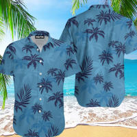 Camisa hawaiana de verano con diseño de grulla y animales para hombre, camisa con plantas en 3D para hombre, estampado de flores, tallas grandes, camisas hawaianas, camisa de playa con flores - details 4