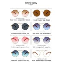 gafas de sol punk redondas retro para hombre, moda de conducción, gafas de sol avanzadas para compras de viaje multicolores para mujer. - details 4