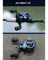 KastKing-carrete de pesca Sharky III de fundición larga, arrastre máximo de 6KG, + 1RB 7BB, 7,2: 1, alta velocidad - details 0