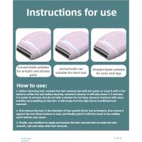 Afeitadora eléctrica inalámbrica para mujer: uso húmedo/seco con cabezal desmontable para un bikini liso, piernas, axilas y aparatos de cabello público - details 2