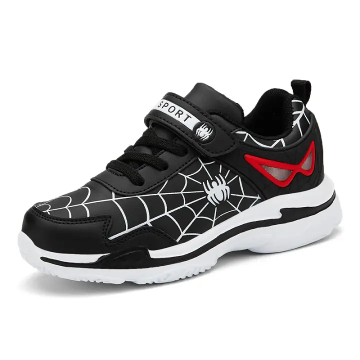 Nuevo estilo, zapatos para niños, zapatos deportivos de araña de dibujos animados para estudiantes, zapatos ligeros informales para correr, zapatos de tenis antideslizantes para niños - 1