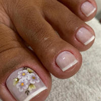 Dulces pegatinas de uñas de primavera, uñas artificiales para mujeres, decoración DIY para pies en casa - details 5