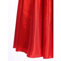 Faldas largas transparentes para mujer, faldas latino Tango salón baile Flamenco lírico, falda dobladillo ancho cintura alta de - details 31