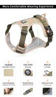 Traje de arnés de nylon para perros grandes Reflejante de luz, ajustable, seguro para paseos al aire libre - details 2