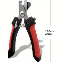 Cortauñas profesional para perros y gatos con protector de seguridad - Cortauñas para mascotas de alta resistencia con cuchillas afiladas y lima de uñas, agarre antideslizante - para perros pequeños, medianos y grandes - details 2
