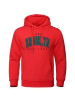 Sudadera con Capucha para Hombre con Estampado de Brooklyn 1898, Jersey de Cuello Redondo, Estampación de New York, Talla Grande, Ropa Masculina a la Moda - details 6