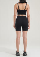 Pantalones cortos deportivos de cintura alta para mujer, pantalones de entrenamiento de yoga - details 8