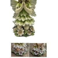Estatua de Hada de las flores de resina artesanal, escultura de Ángel bonita y creativa, figurita en miniatura de jardín exquisita hecha a mano para fiesta - details 1