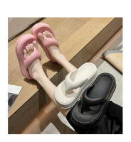 Nuevas chanclas de EVA para mujer, zapatillas frías de suela gruesa, ropa de verano que aumenta las zapatillas de playa de suela blanda - details 25