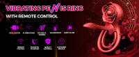 Leten 10 Vibración Rosa Anillo Vibrador Vibradores Punto G Estimulador del Clítoris Adultos Parejas Juguete Sexual para Hombres - details 0