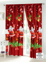 Cortinas de Fiesta Navideñas Kurtina Venta de Cortina Roja Verde para Decoración de Habitación - details 6