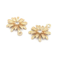 Colgantes de latón y circonita de Color dorado de 18K para mujer, joyería artesanal de alta calidad, collar, pendientes, accesorios - details 8