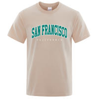 Camiseta holgada de algodón para hombre, ropa con letras de la ciudad de San Petersburgo, California, EE. UU., de gran tamaño, a la moda, de verano, Tops holgados informales - details 14