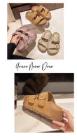 Pantuflas mujer 2025 nuevas con falda, zapatillas geniales de suela gruesa - details 10