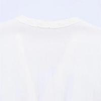 Camisa holgada, sencilla, versátil, con botones y cuello en V para mujer, novedad de verano 2025 - details 7