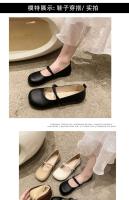 Zapatillas Casuales para Mujer Suaves, Cuerda Redonda, Punta Abierta, Tacón Plano, Ideal para Vestido de Verano - details 4