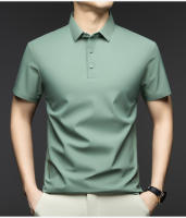 Polo de Cuello Redondo de Alta Calidad Camiseta de Manga Corta para Hombres - details 2