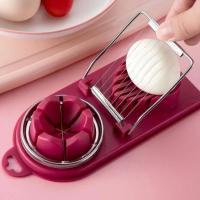 Cortador de huevos de acero inoxidable para cocina, rebanador multifuncional de alta calidad para carne y almuerzo, 2 piezas, nuevo - details 4