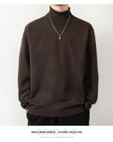 Suéter de Invierno para Hombres Cálido y Grueso de Punto Camisas Inferiores Sólidas Clásicas - details 17