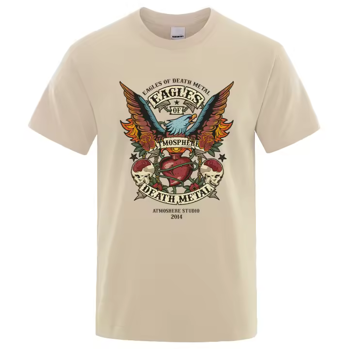Hermoso jarrón de flores con ilustración impresa, camisetas para hombre con lavado de nieve, camiseta de verano de Hip Hop, ropa informal Multicolor, Tops de algodón - 1
