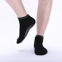 Calcetines de Yoga antideslizantes para mujer, medias de algodón con correas, vendaje, Pilates, Barre puro, Ballet, baile, descalzo, entrenamiento, 3 pares por lote - details 10