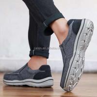 Nuevos zapatos informales de lona antideslizantes para hombre, diseño clásico a la moda, calzado deportivo ultraligero de talla grande 47, novedad de 2025 - details 5