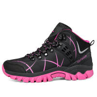 Zapatos de senderismo al aire libre para mujer, botines antideslizantes, zapatillas de escalada de montaña, calzado para acampar y escalar - details 3