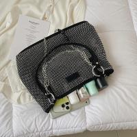 Bolso de Mano de Cuero PU de Gran Capacidad para Mujer Diseño de Lujo con Piedras Preciosas Bolso de Compras de Moda con Mango Superior - details 15