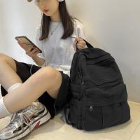 Mochila Mujer Lona, Estilo Retro, Gran Capacidad, Estudiante, Moda Coreana - details 35