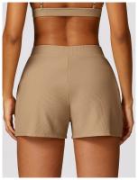 Pantalones cortos deportivos casuales y sueltos de nylon para yoga y ejercicios de autómneo y invierno acero inoxidable rápido secado - details 17