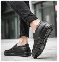 Zapatos de Cuero Genuino para Hombre Mocasines Suaves y Cómodos Calzado Plano Casual - details 8