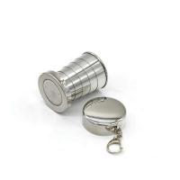 Copa de vino telescópica de 75ml, taza de bebida de té ultra pequeña plegable de acero inoxidable 201, villa de turismo para picnic y camping - details 1