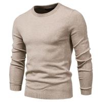 Suéter grueso de cuello redondo para hombre, jersey de punto cansado, tops de otoño e invierno - details 31