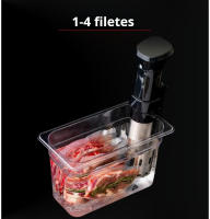 Contenedor Sous Vide de 6L Machina de Asado de Carne con Tapa Cocina Lenta de Inmersión para Almacenamiento de Alimentos Material de Plástico Duradero - details 7