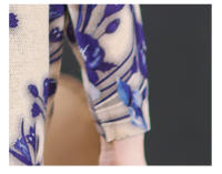 Suéter de Mujer con Estampado Floral de Algodón Masss Wasss Para Primavera/Verano Estilo Casual Elegante de Moda con Cuello Redondo Cuidado de la Piel Instrucciones de Lavado a Mano - details 6