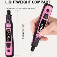 JANGKLIFE 3-Velocidades Multi-Herramienta Rotativa para Proyectos de Bricolaje, Pulido, Carga USB, Batería Recargable, 700mAh, Kit de Herramienta Rotativa, Accesorios de Herramienta Rotativa - details 1