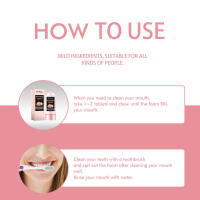 Dientes con sabor a melocotón, aliento fresco y duradero, enjuague bucal portátil para limpiar las encías - details 3