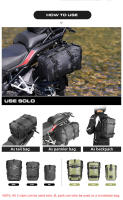 Rhinowalk-mochila para motocicleta, bolsa impermeable de 8L, 15L, 30L, bolsa trasera para motocicleta, alforja Universal para exteriores, accesorios para sillín - details 9