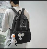 Mochilas de escuela secundaria para niñas adolescentes, color sólido, moda simple, mochila escolar ligera para estudiantes, bolsa universitaria - details 15