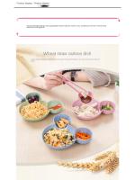 Kid Cartoon Mouse Mickey Bowl Plates Lunch Box Kid Baby Kids Infant Rice Food Bowl Plastic Dinnerware - details 2