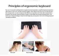 Teclado Bluetooth plegable para IPAD, tableta móvil, portátil, oficina, Mini teclado inalámbrico, almacenamiento, tres sistemas, universal - details 3